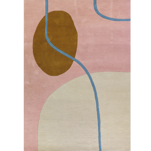 Finarte Vloerkleed Ruukku Wool Rug Pink