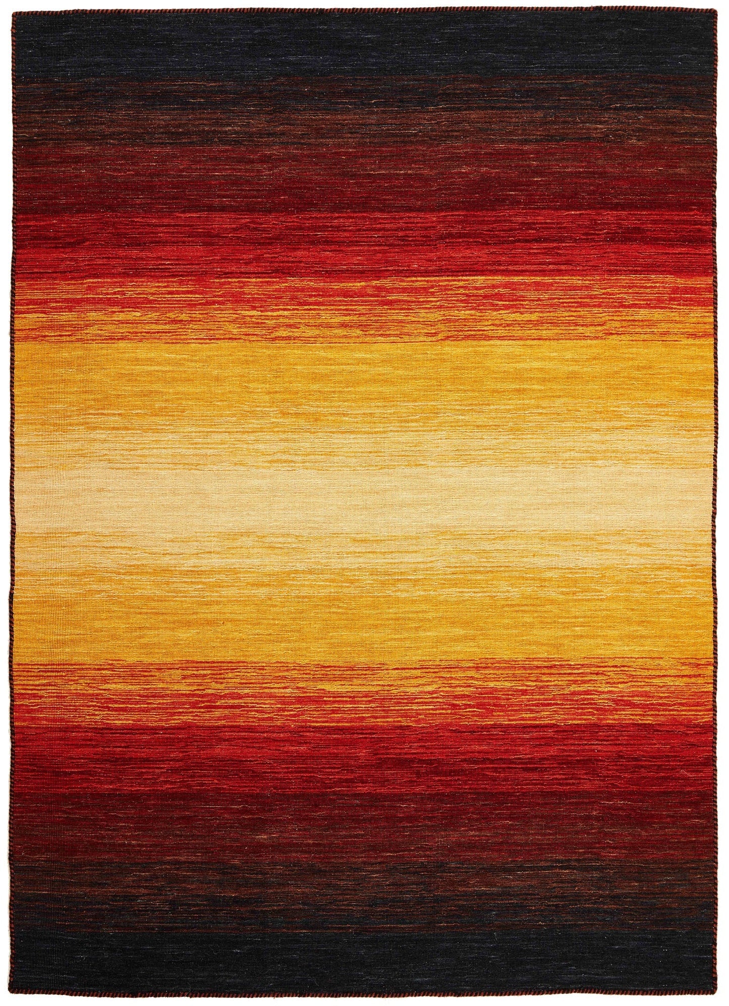 Vloerkleed MOMO Rugs Panorama Kelim Black Terra