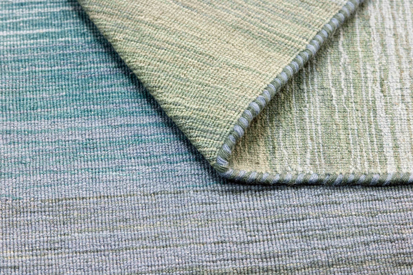 Vloerkleed MOMO Rugs Panorama Kelim Grey Blue