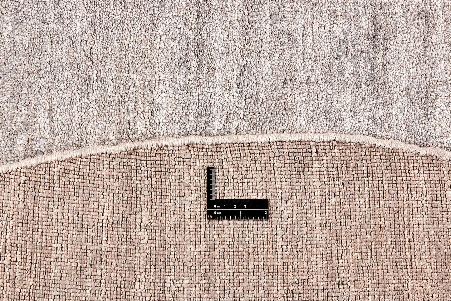 Vloerkleed MOMO Rugs Plain Dust Round Steel