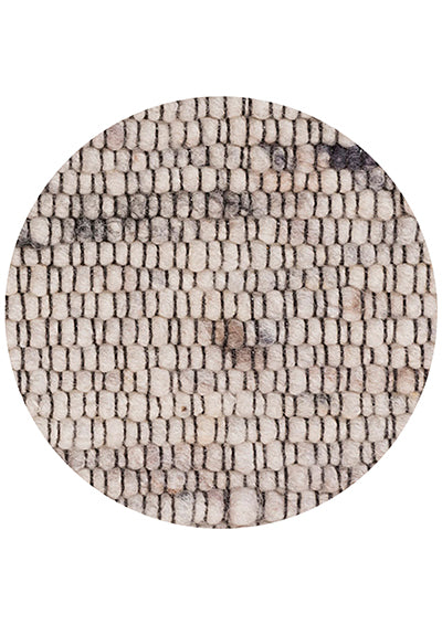 Rond vloerkleed De Munk Carpets Diamante 01