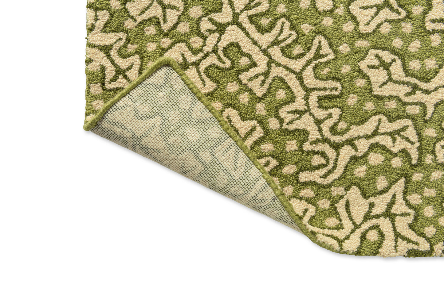 Buitenkleed Sanderson Truffle Olive 446007