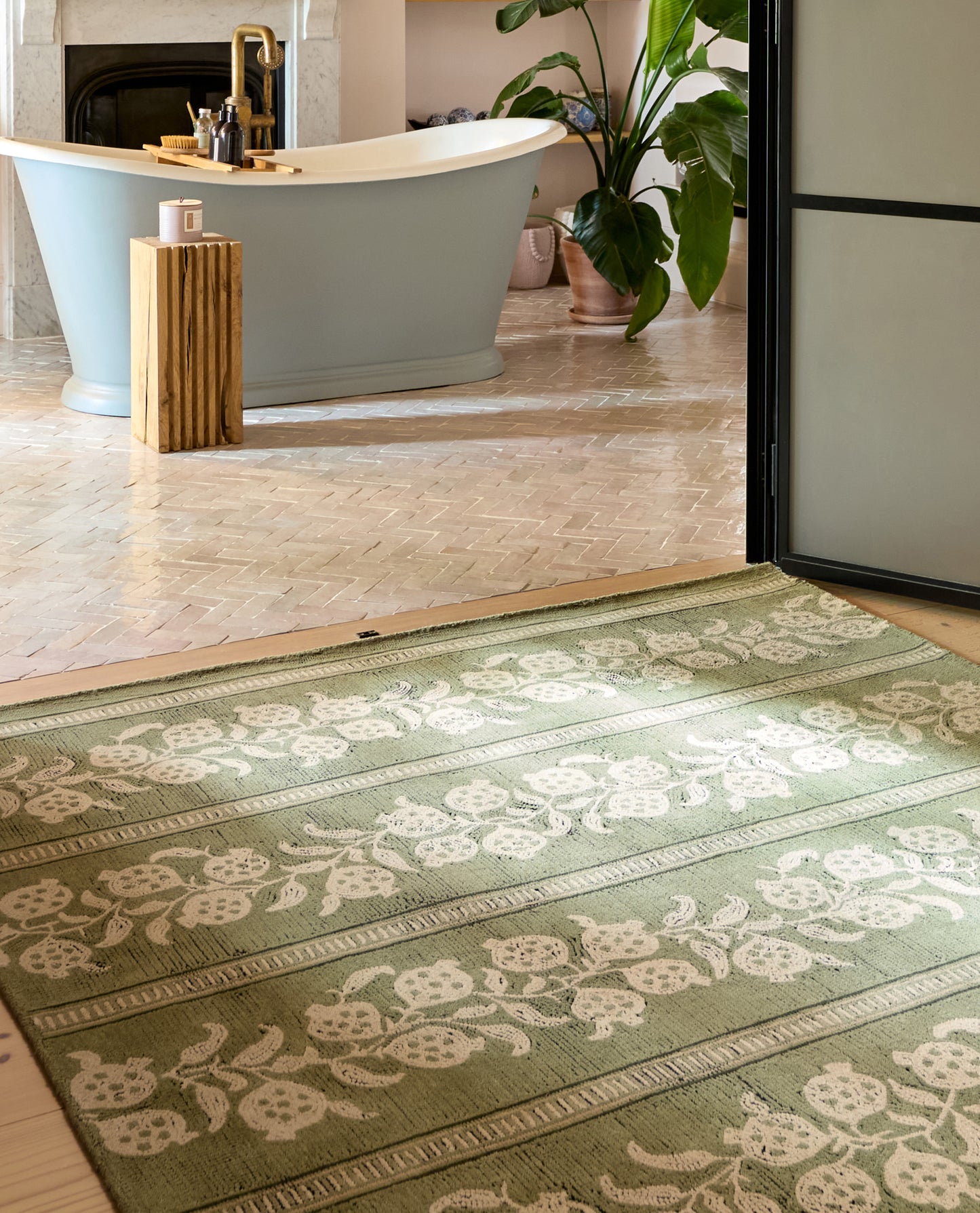 Vloerkleed Sanderson Anaar Forest Green 148007