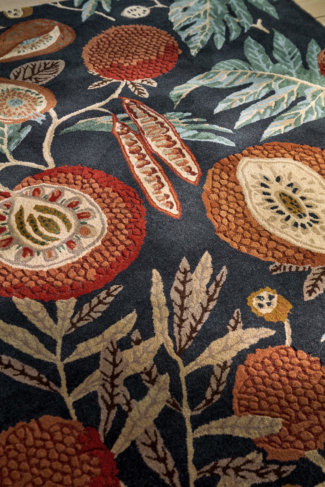 Vloerkleed Sanderson Jackfruit Tumeric Indigo 148708