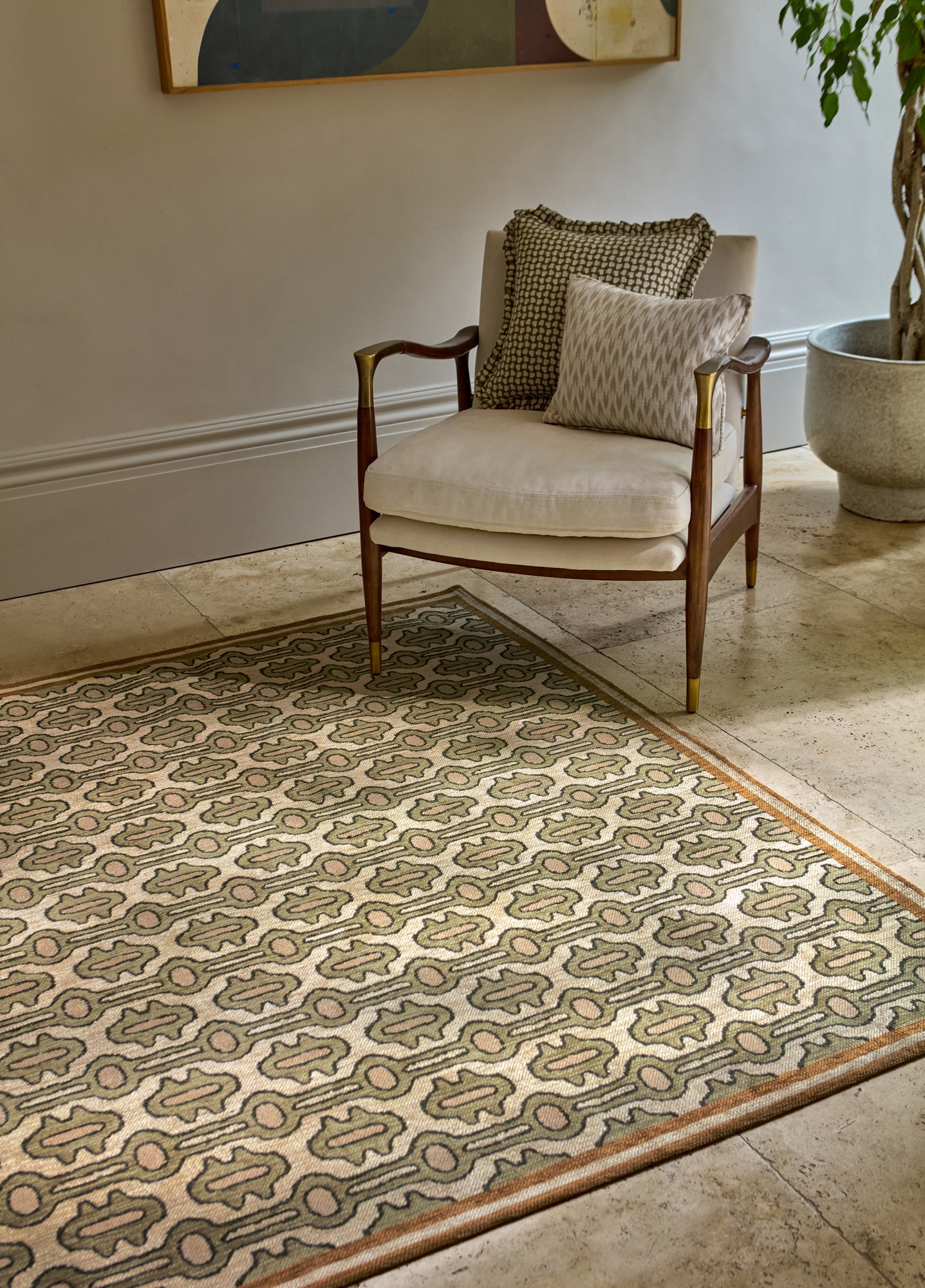 Vloerkleed Sanderson Matmi Avocado 148107
