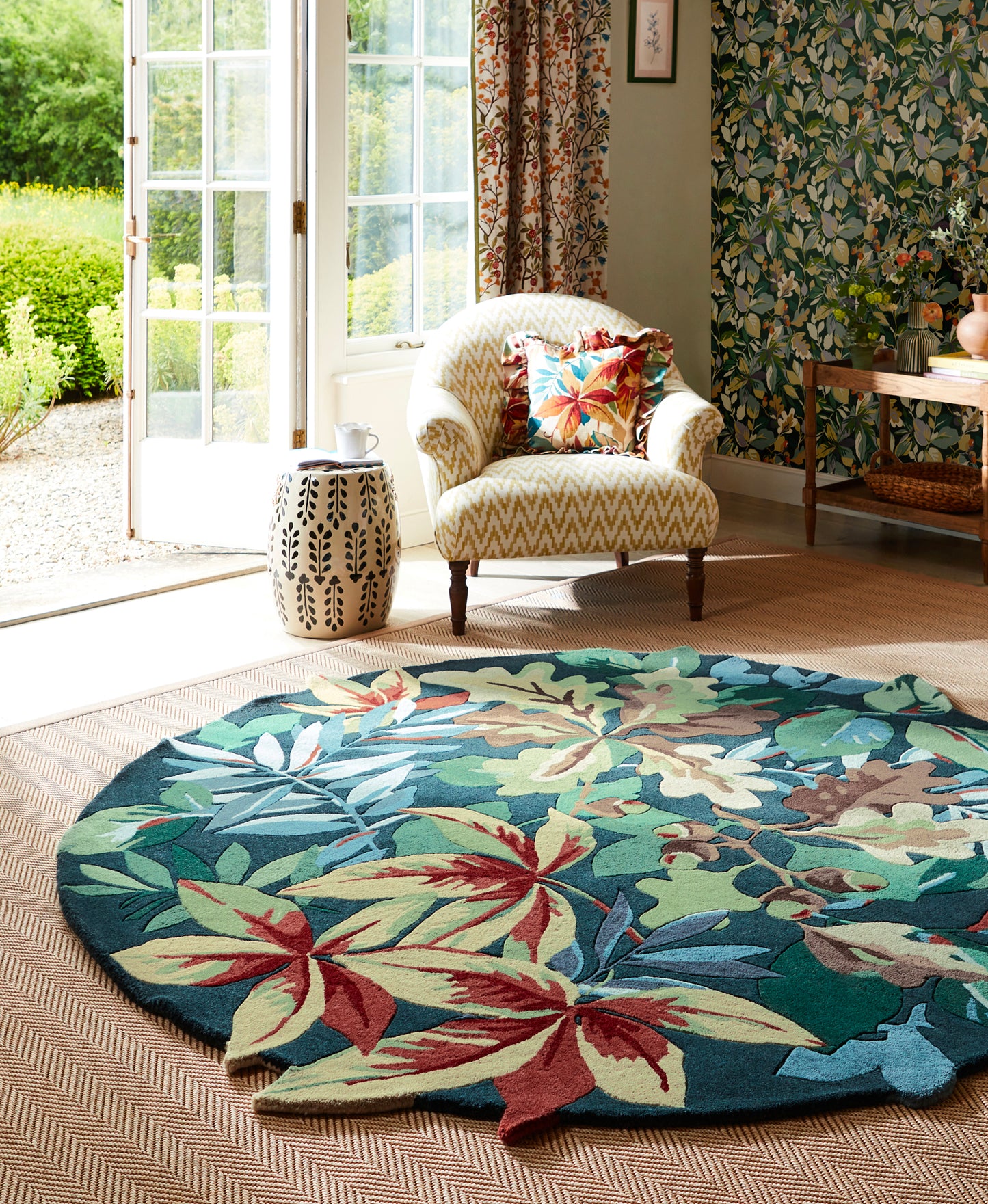 Robin's Wood forest green 146508 Rond
