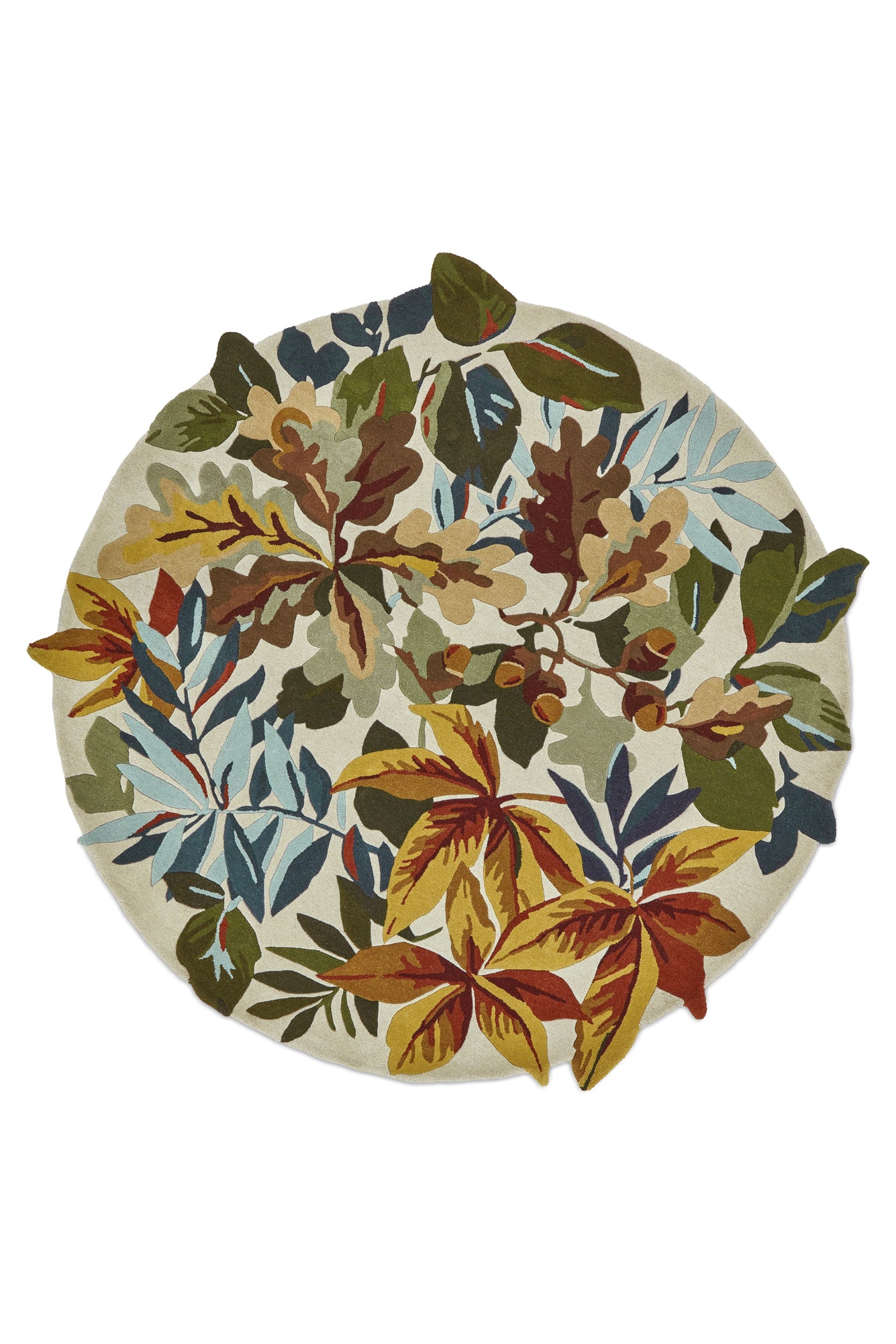 Sanderson Robin's Wood russet brown 146501 Rond