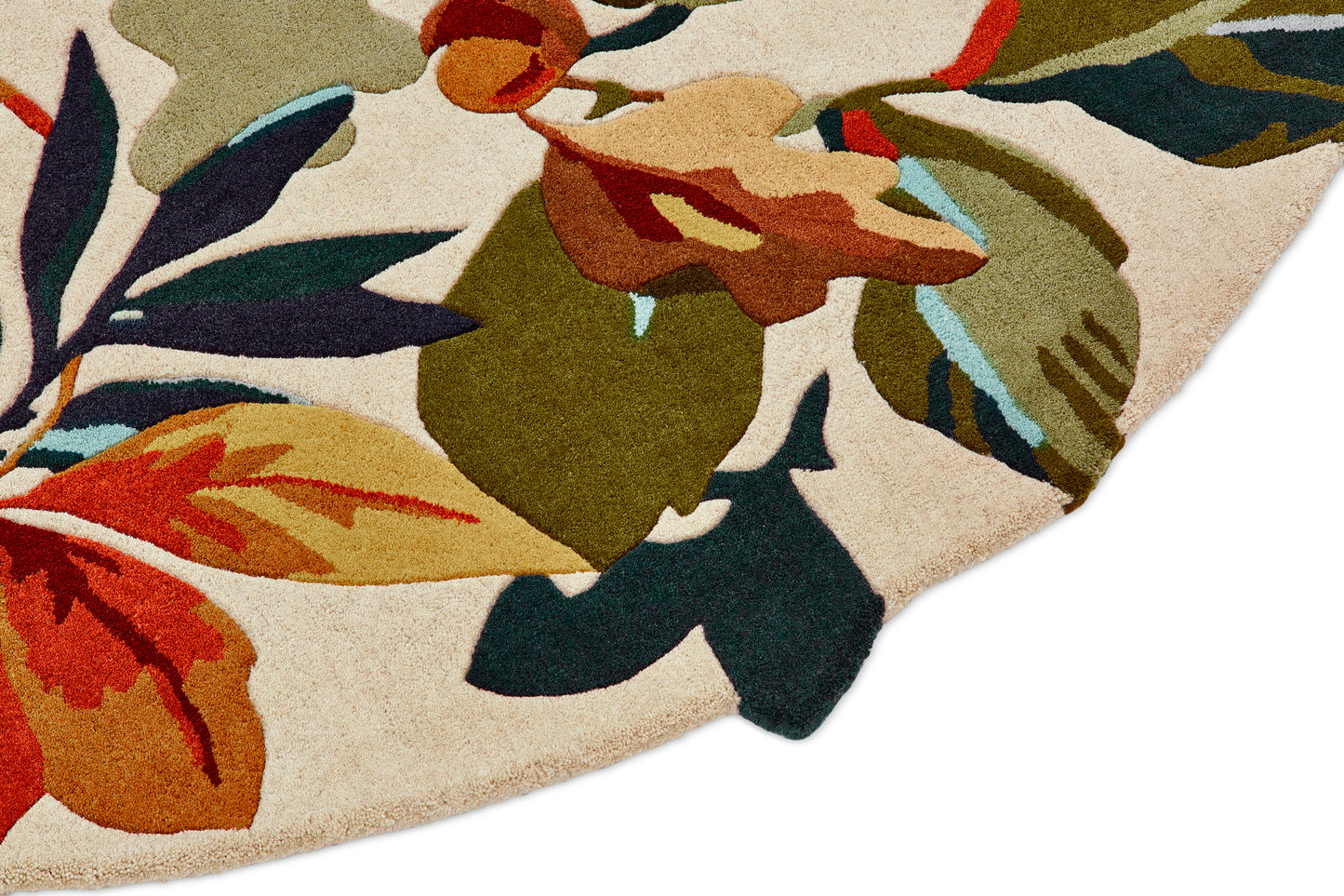 Sanderson Robin's Wood russet brown 146501 Rond
