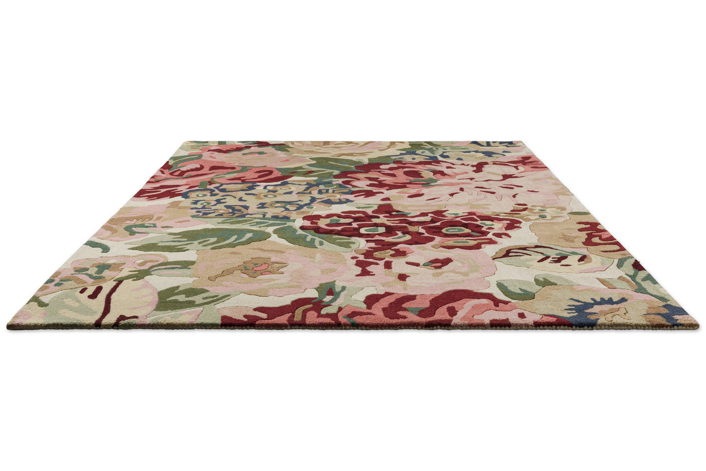 Vloerkleed Sanderson Rose & Peony Red 045000