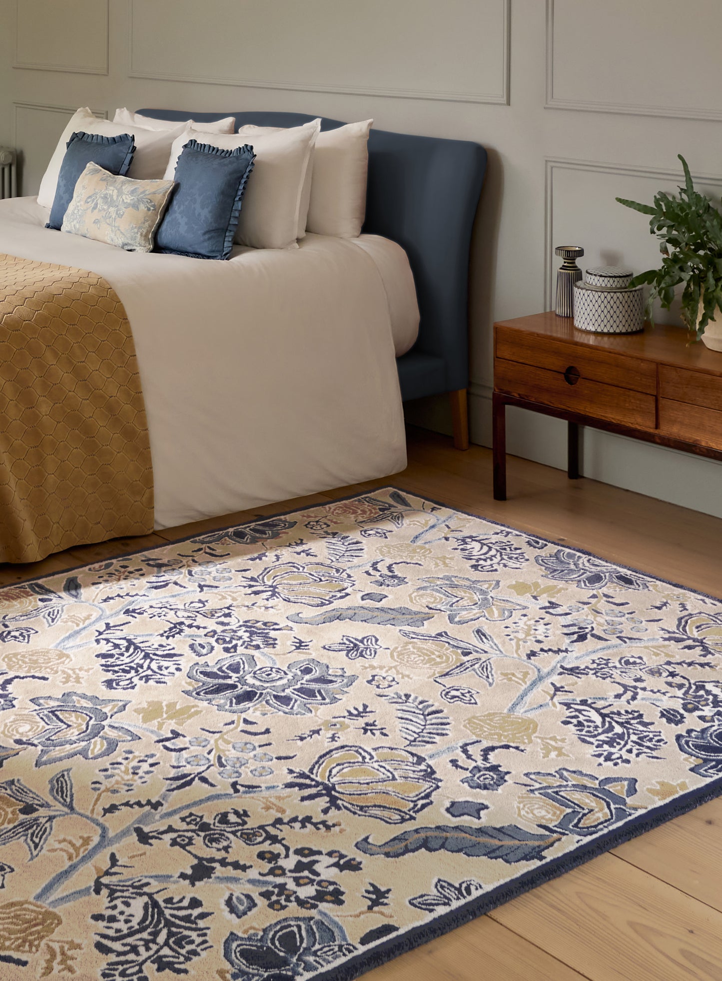 Vloerkleed Sanderson Shalimar China Blue 148508