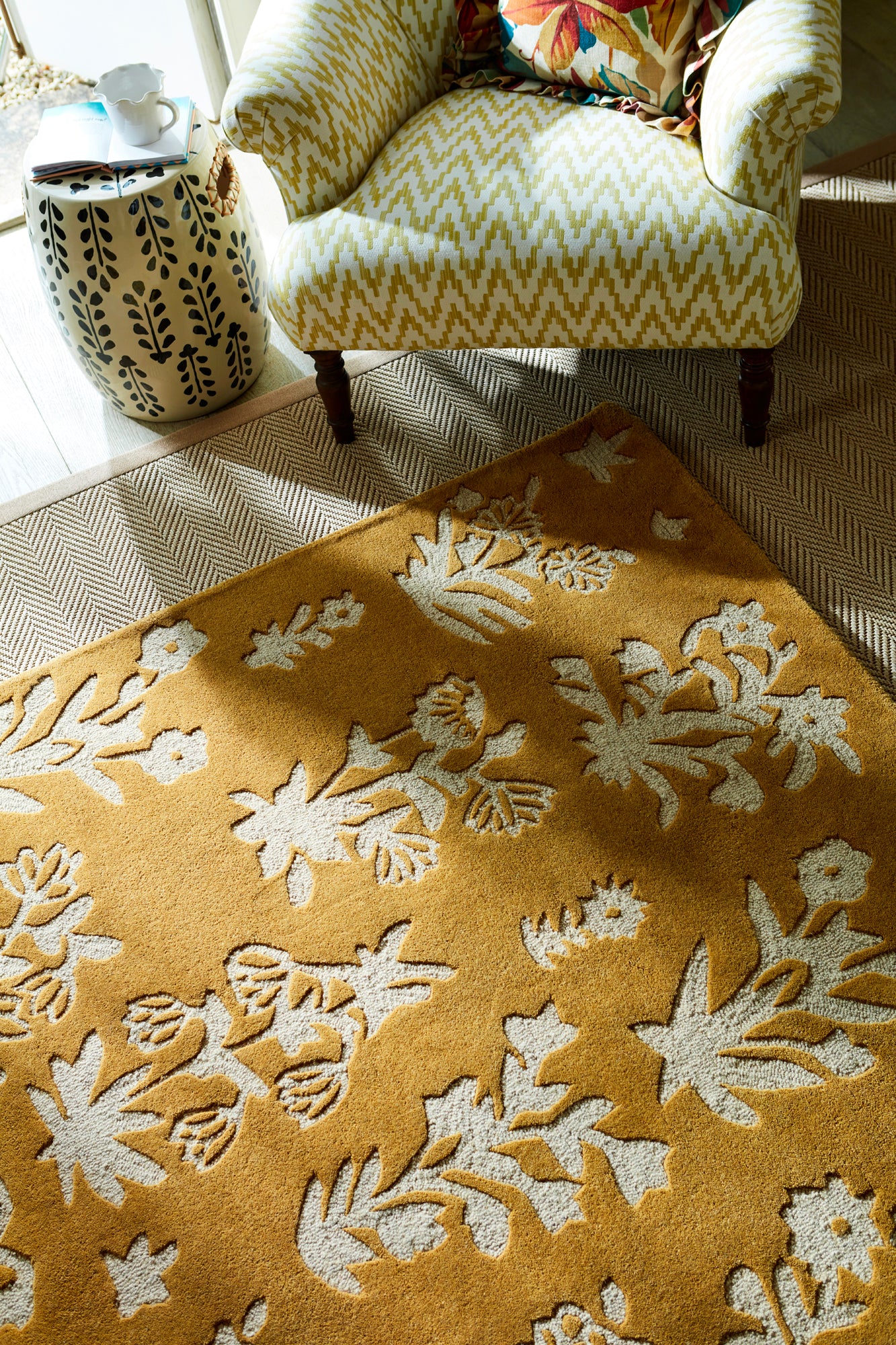 Sanderson Woodland Glade gold 146806
