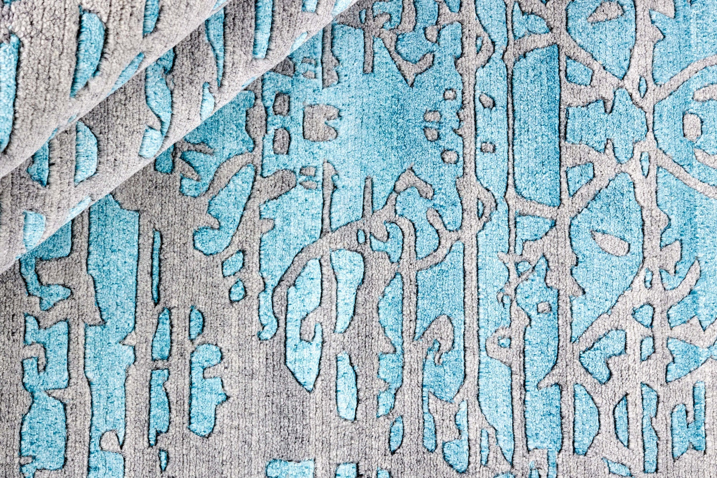Vloerkleed MOMO Rugs Shangri La Aqua Azul