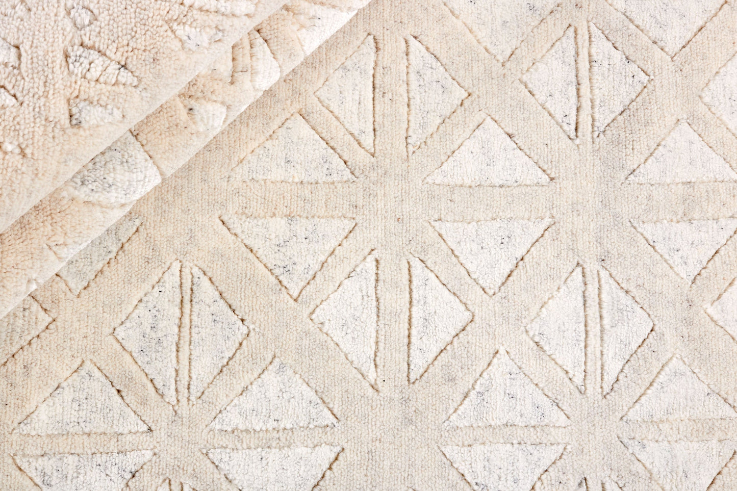 Vloerkleed MOMO Rugs Shangri La White Mosaik
