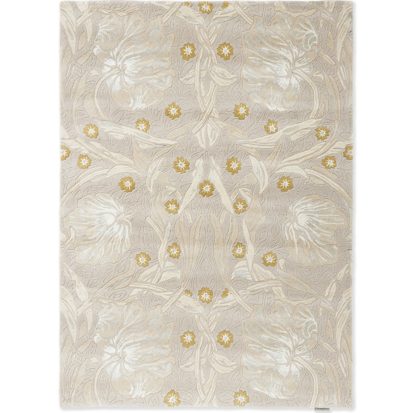 Laagpolig vloerkleed Morris & Co Pure Pimpernel Linen 28701