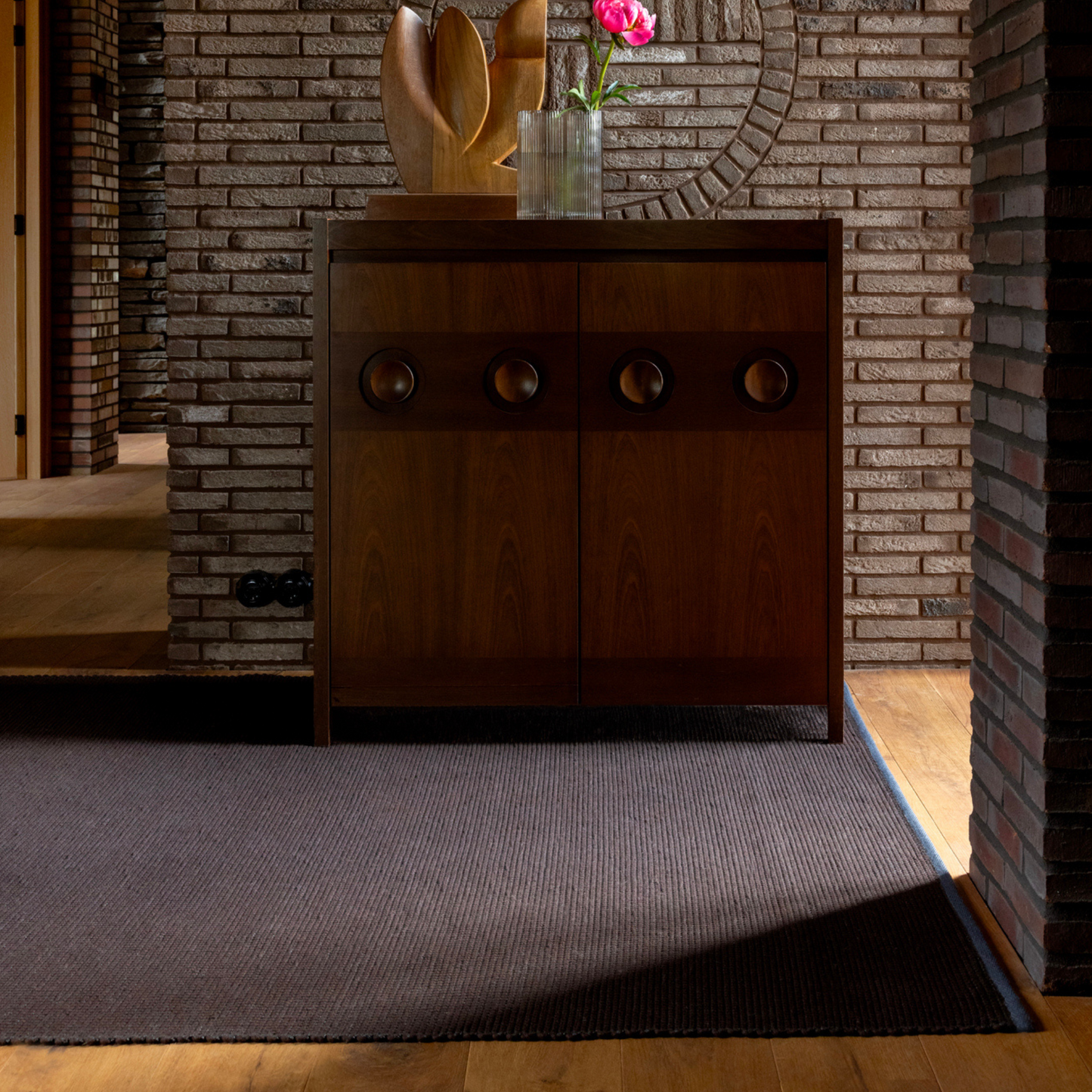 Vloerkleed Brink en Campman Grid Cacao 129015