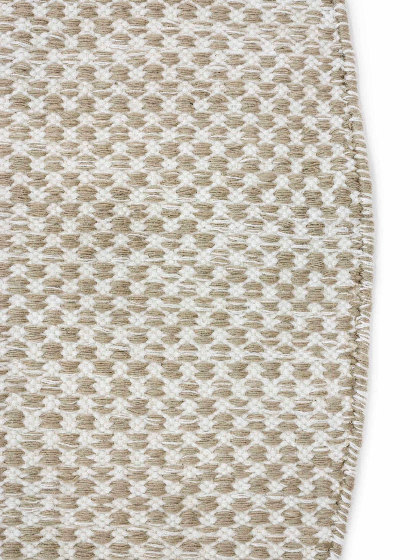 Vloerkleed MOMO Rugs Vaasa Camel White Rond