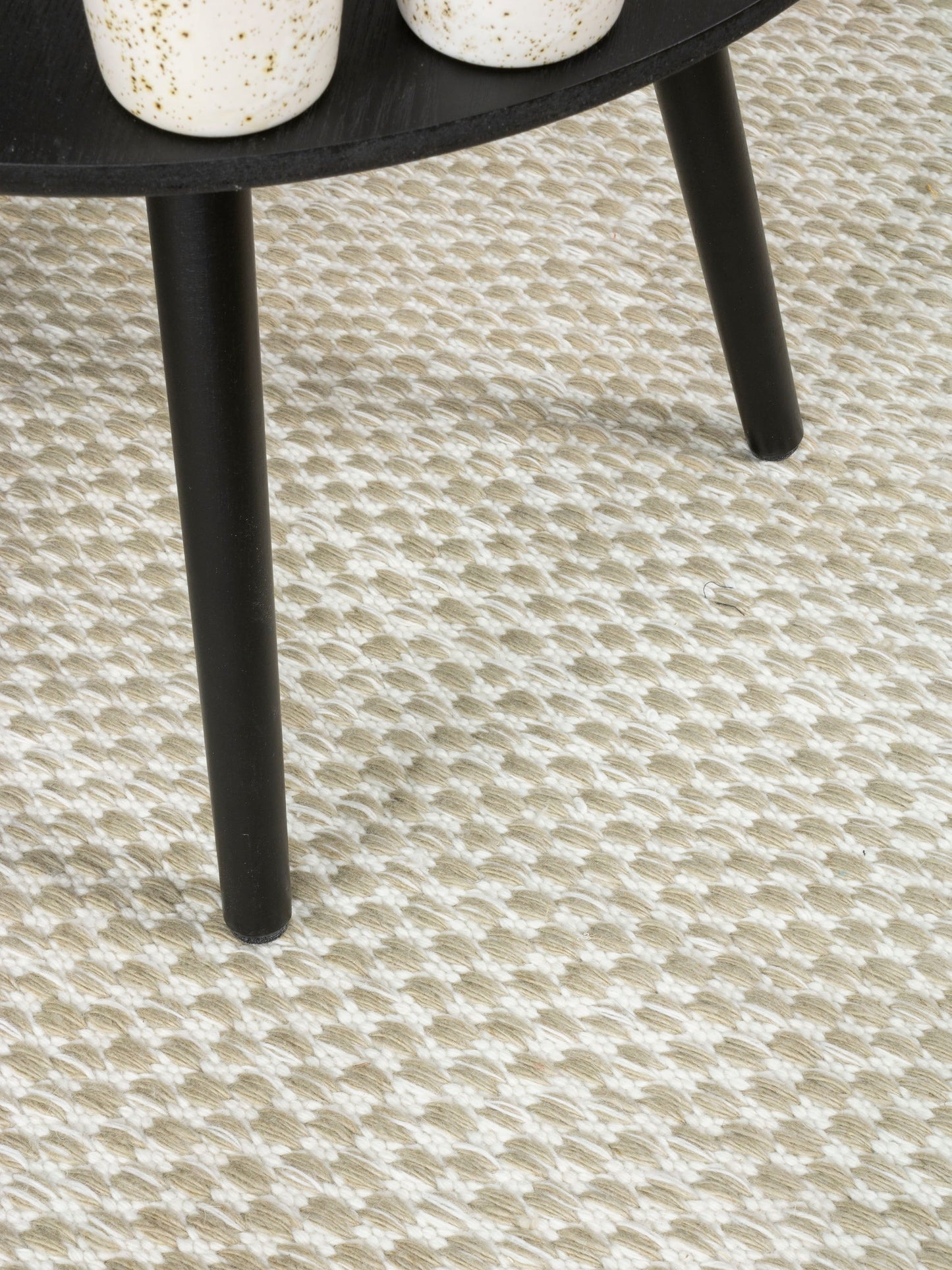 Vloerkleed MOMO Rugs Vaasa Camel White Rond