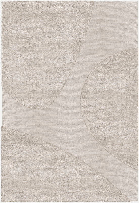 Vloerkleed Layered Punja Plasma Wool Rug Sand Melange