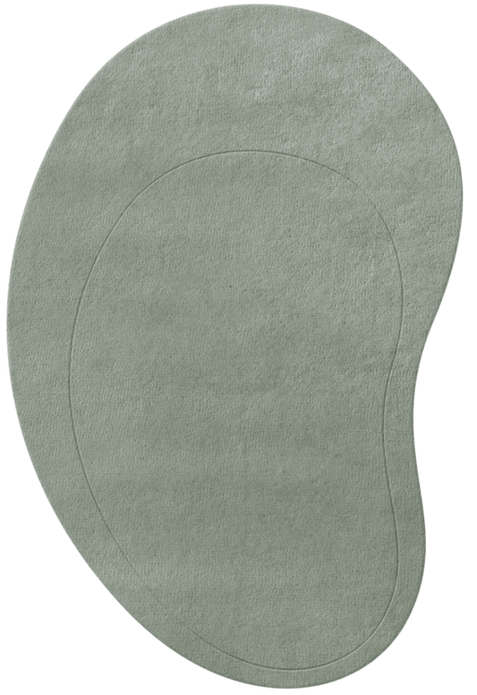 Vloerkleed Layered Residue Sage Wool Rug Vloerkledenwinkel