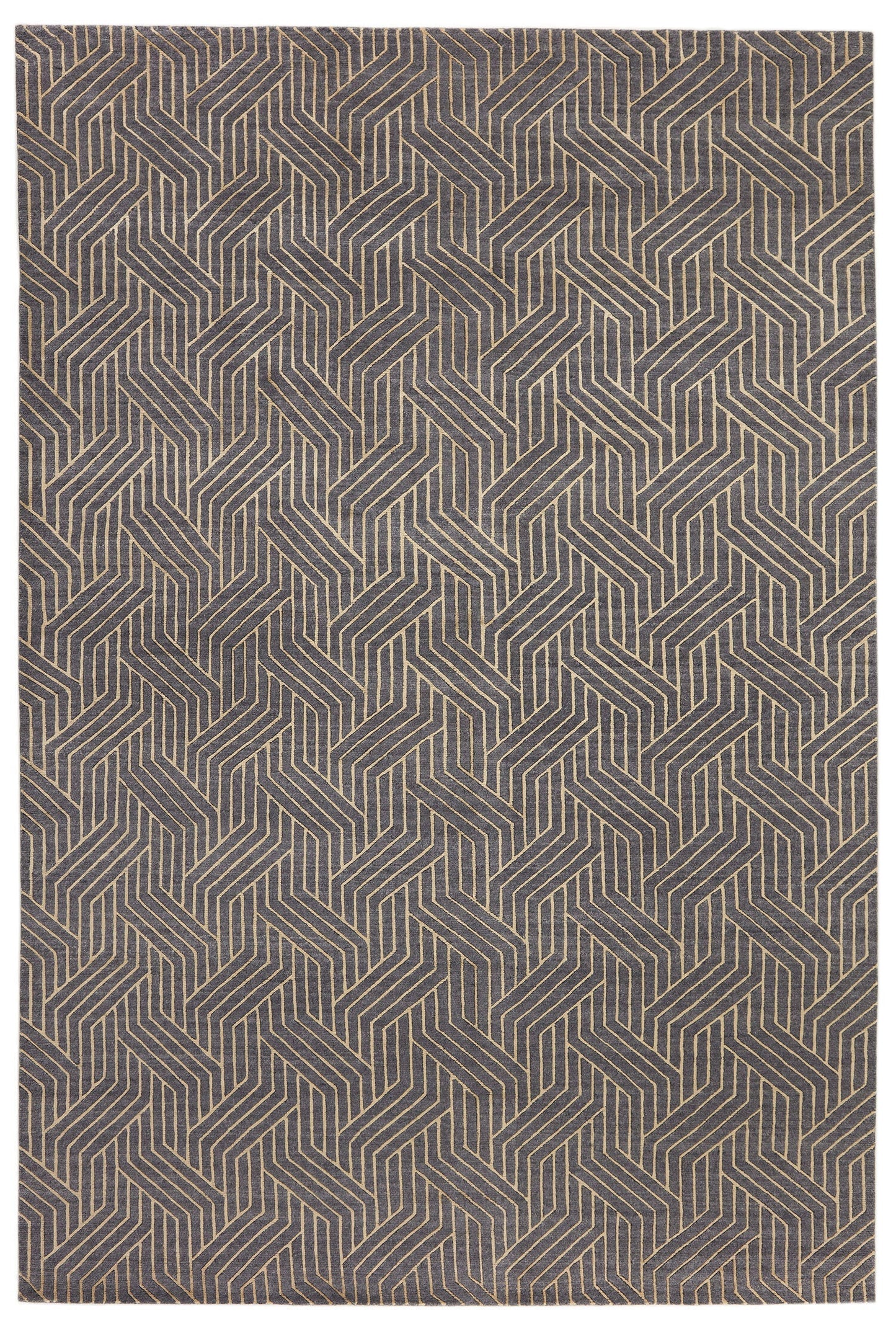 Vloerkleed MOMO Rugs Companion Charcoal Gold Vloerkledenwinkel