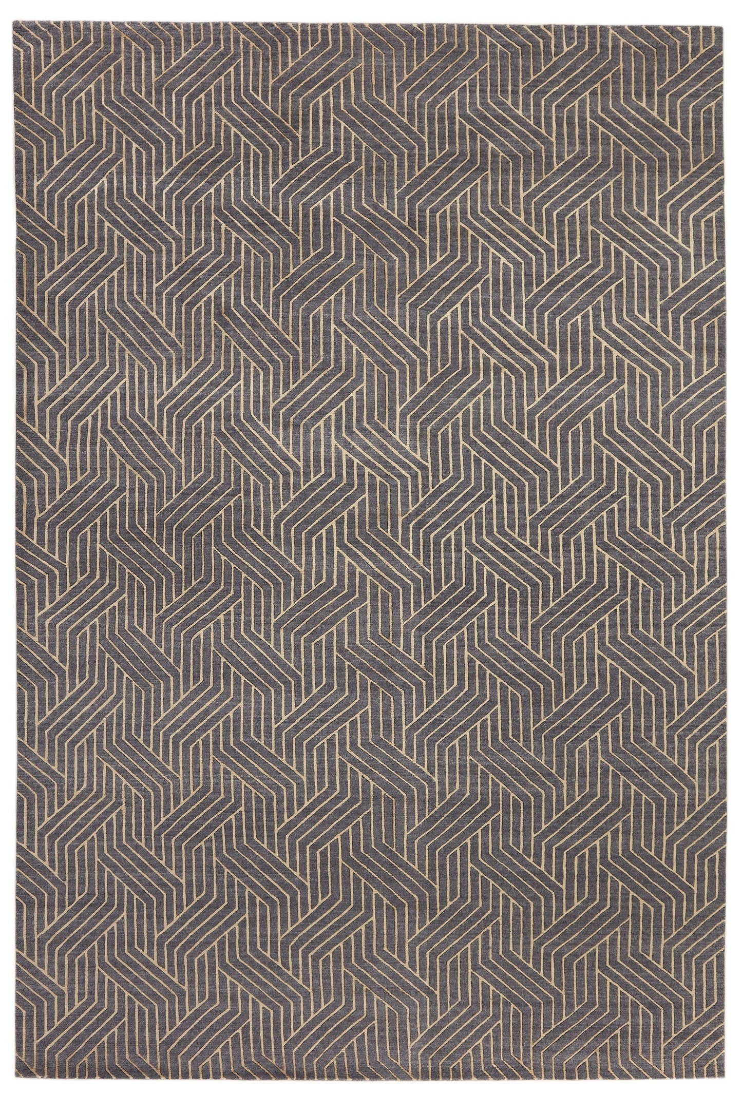 Vloerkleed MOMO Rugs Companion Charcoal Gold Vloerkledenwinkel