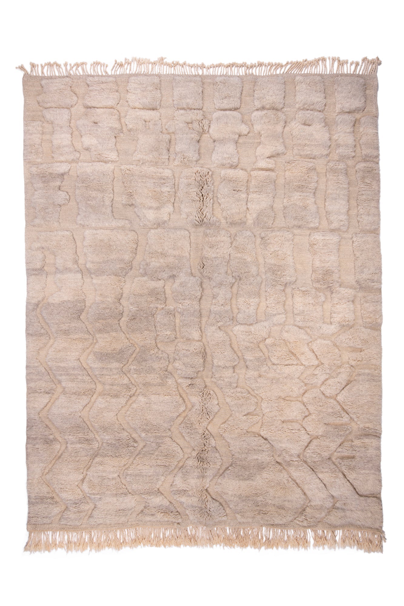 Vloerkleed MOMO Rugs Design Berber Mrirt Blocks MEB-003