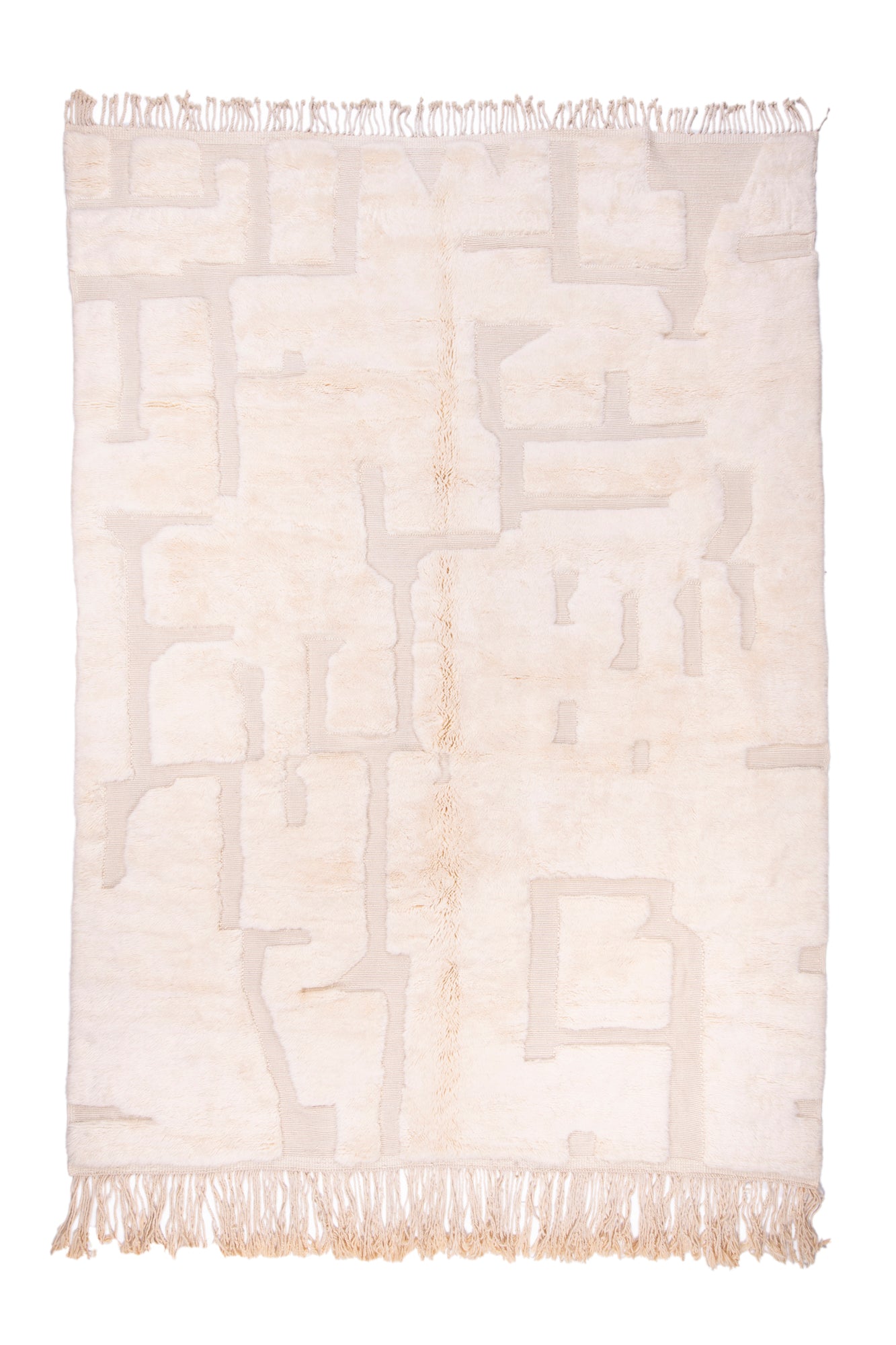 Vloerkleed MOMO Rugs Design Berber Mrirt Inlaid Lines Mel 014