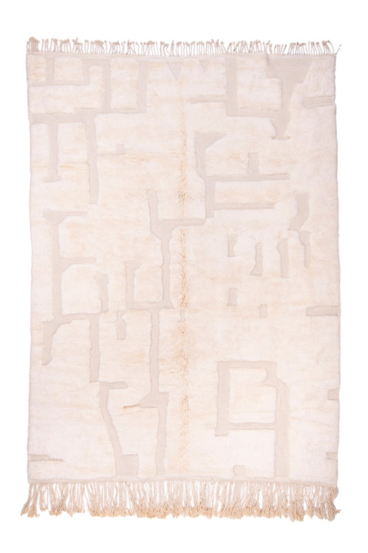 Vloerkleed MOMO Rugs Design Berber Mrirt Inlaid Lines Mel 014 Vloerkledenwinkel