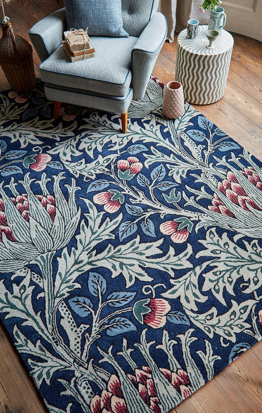 Vloerkleed Morris & Co Artichoke Mineral 127108 Vloerkledenwinkel