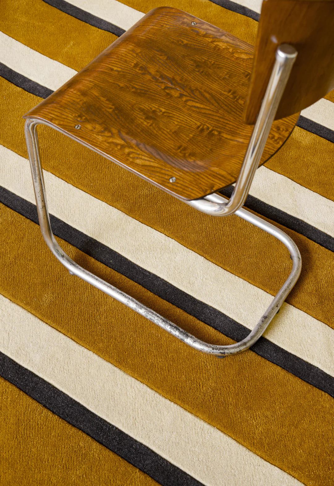 Vloerkleed Layered | Teklan Diagonal Sand