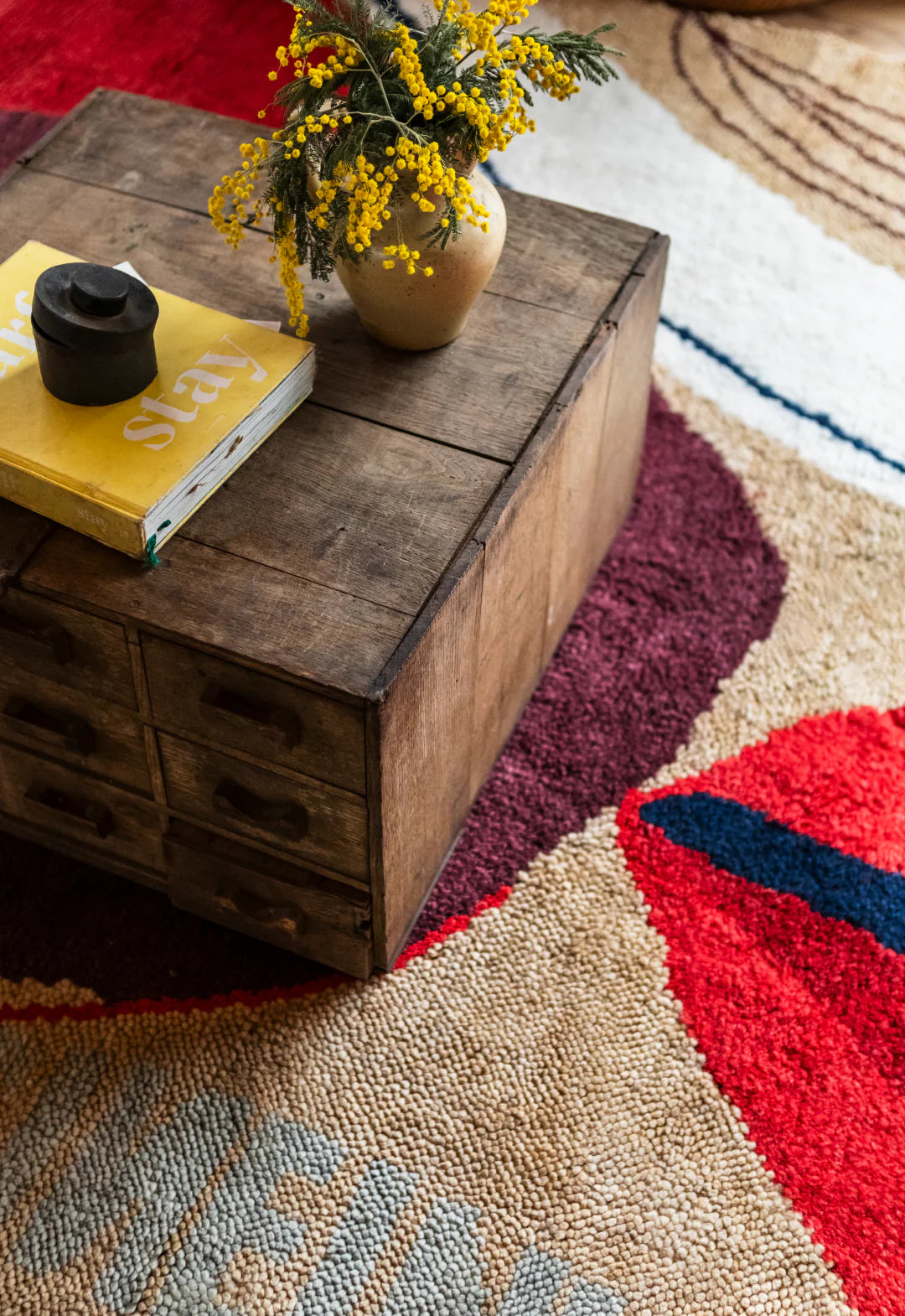 Vloerkleed Layered Heather Chontos Collage Wool Rug