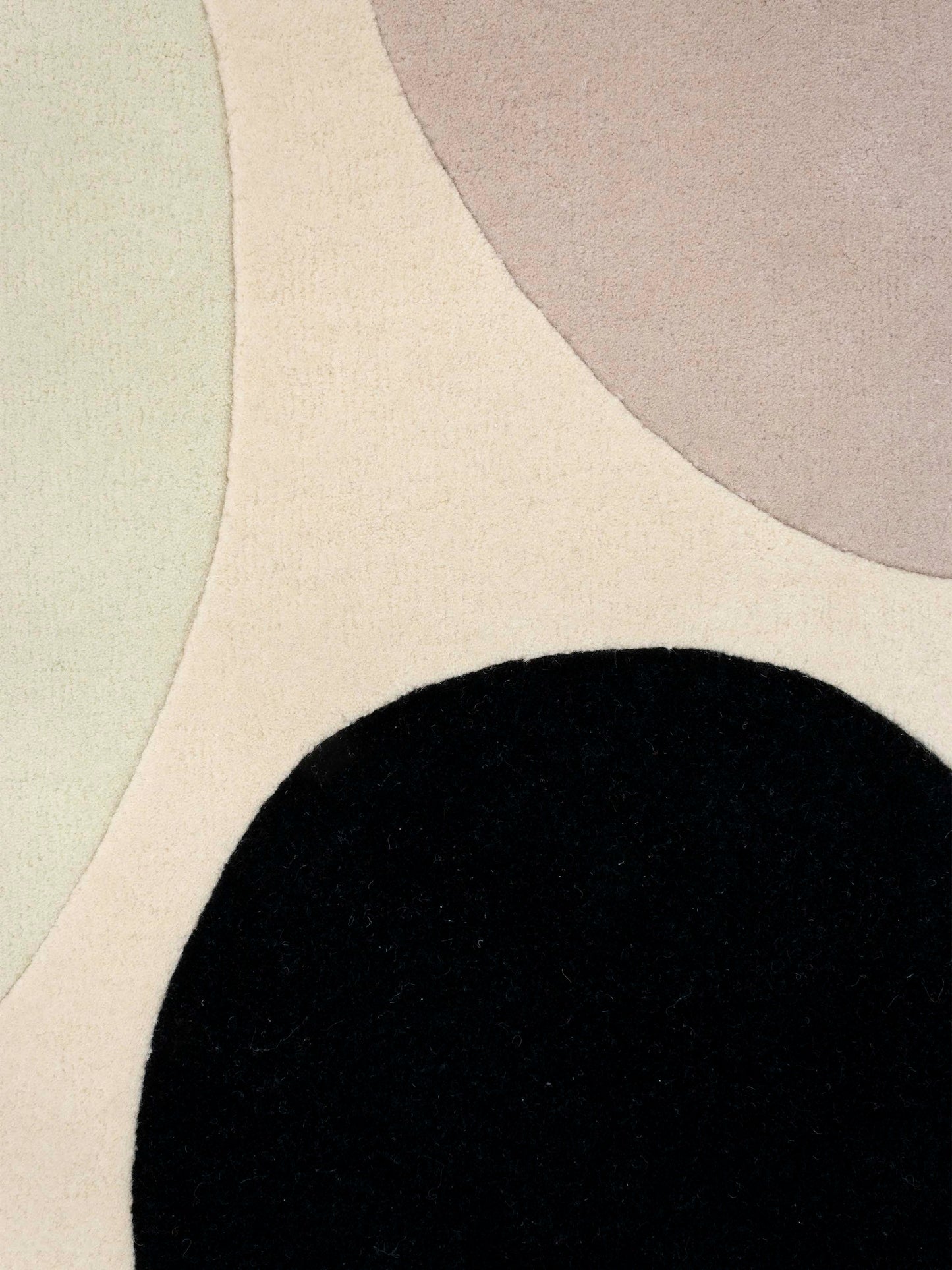 Vloerkleed Abstract en verfijnd Bubbles beige