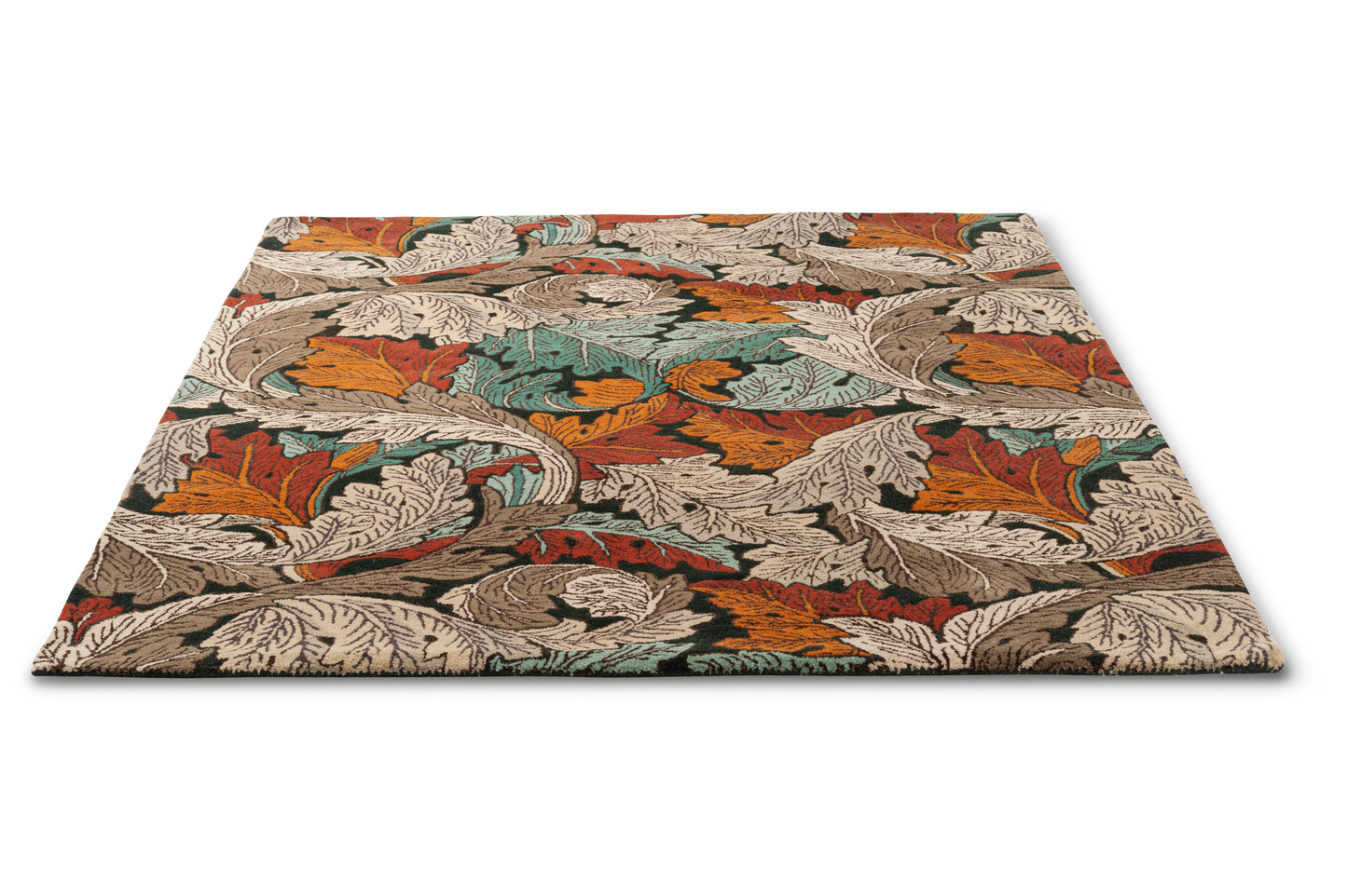 Laagpolig vloerkleed Morris & Co Acanthus Forest 126900