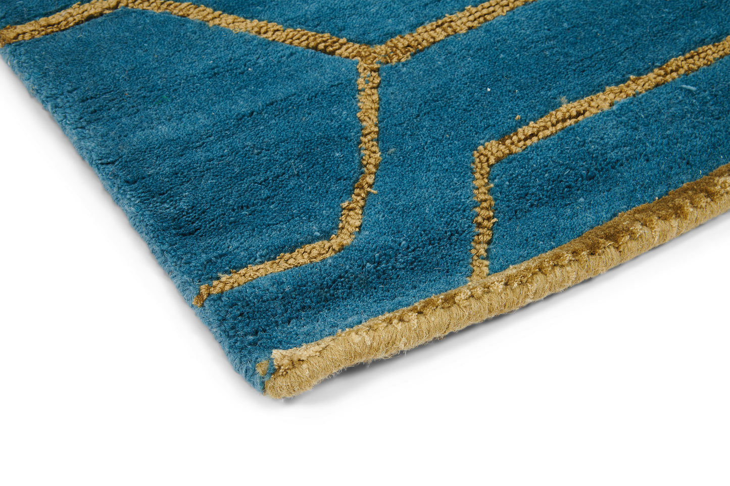 Laagpolig vloerkleed Wedgwood Arris Teal 37307
