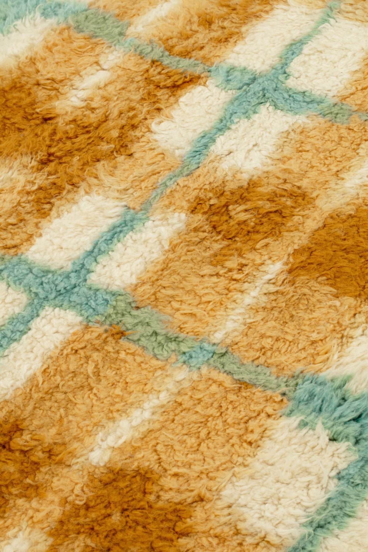 Grandma Pattern 2 — Mustard Green | cc-tapis – detail