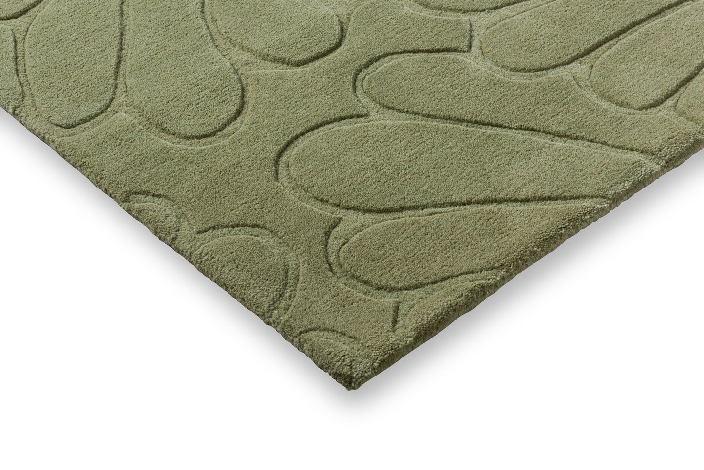 Laagpolig Vloerkleed van Laura Ashley | Coleby petals Hedgerow green