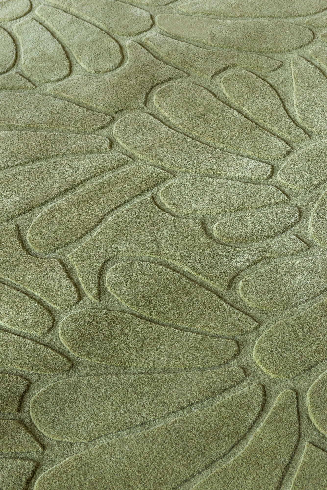 Laagpolig Vloerkleed van Laura Ashley | Coleby petals Hedgerow green