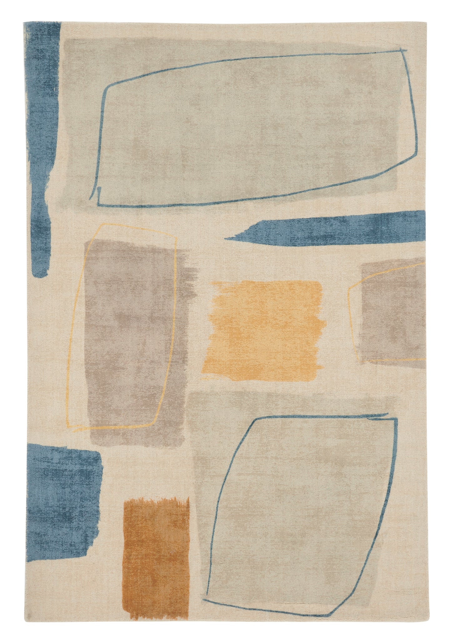 Vloerkleed Scion Composition Papaya 23706