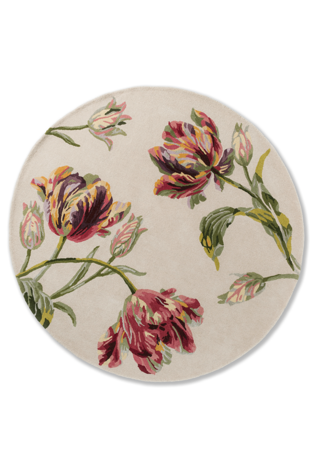 Luxueus en Sfeervol Vloerkleed van Laura Ashley | Gosford Cranberry Rond