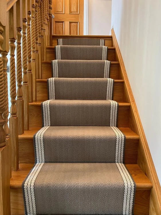 Traploper Hartley & Tissier Stripes Finley 04 Linen & White