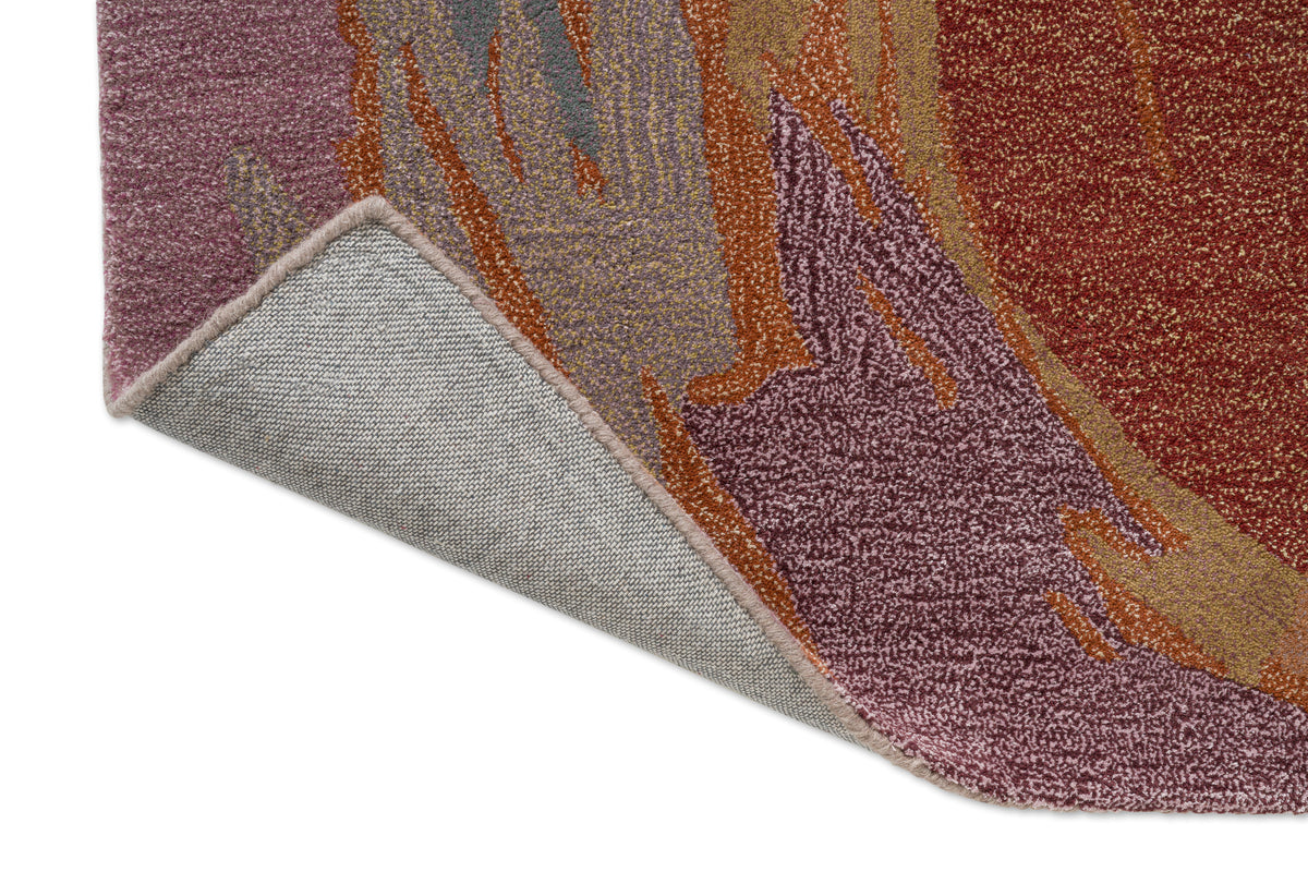Vloerkleed Harlequin Saltillo Rosewood 144600 – detailfoto