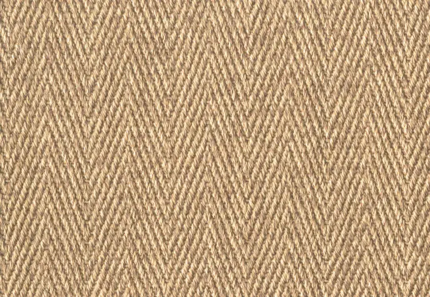 Vloerkleed Momo Rugs Sisal Herringbone Beige