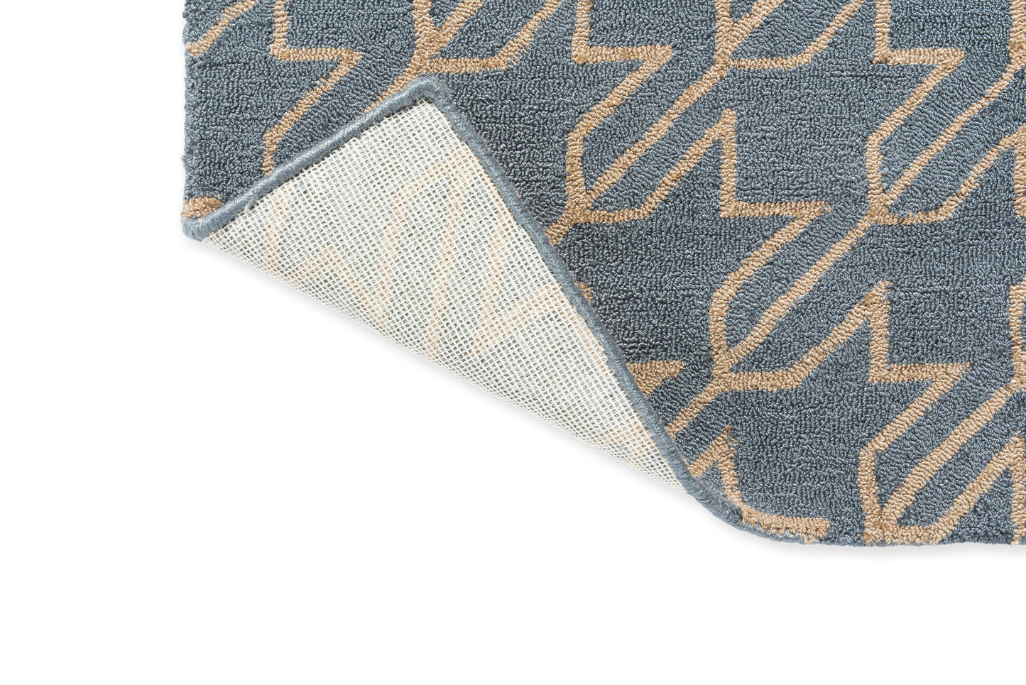 Vloerkleed Ted Baker Houndstooth Washed Blue Outdoor 455708