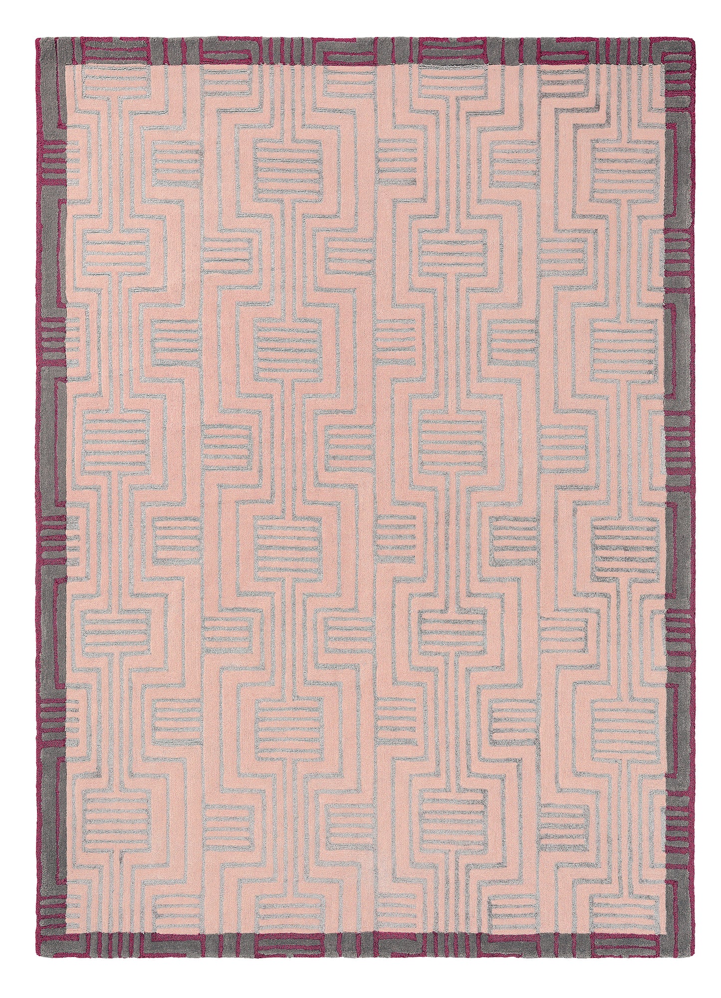 Laagpolig vloerkleed Ted Baker Kinmo Pink 56802