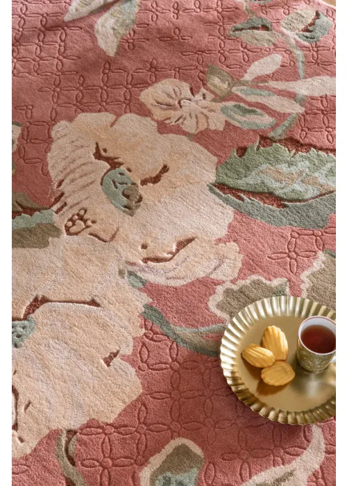 Luxueus en Sfeervol Vloerkleed van Laura Ashley | Aylworth trail Terracotta