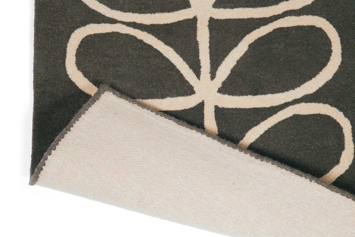 Laagpolig vloerkleed Orla Kiely Lineair Stem Slate 60505