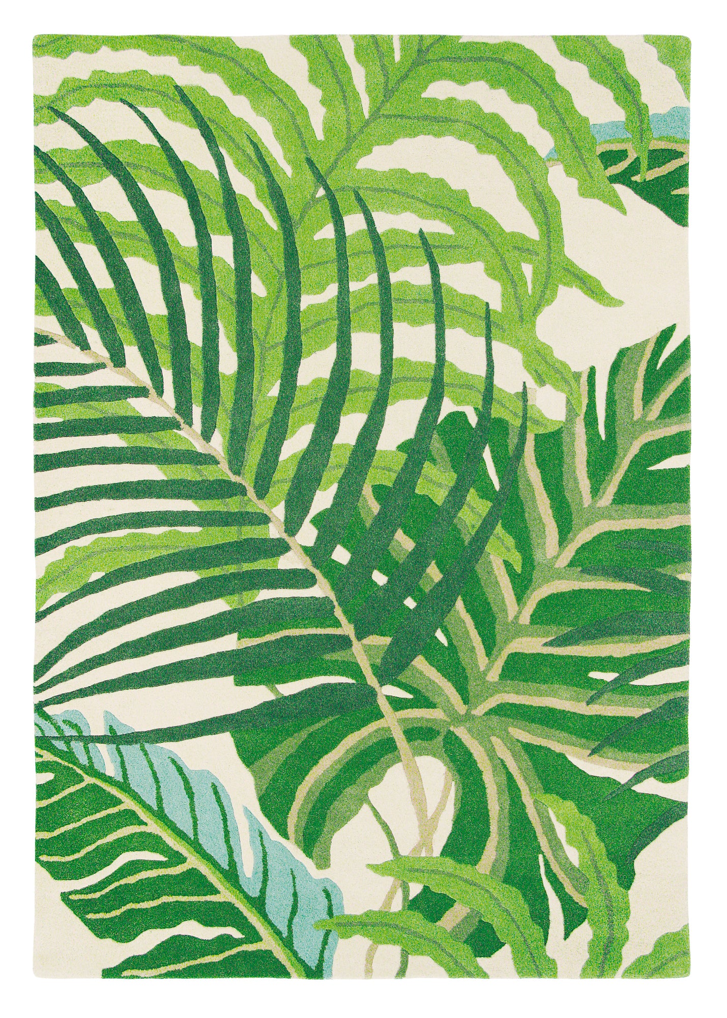 Laagpolig vloerkleed Sanderson Manila Green 46407