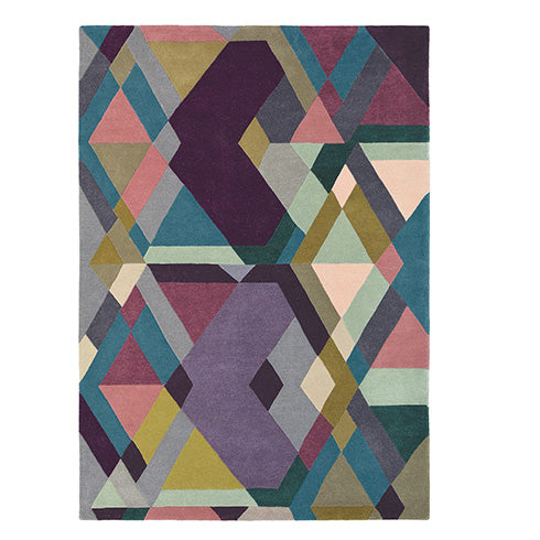 Laagpolig vloerkleed Ted Baker Mosaic Light Purple 57605