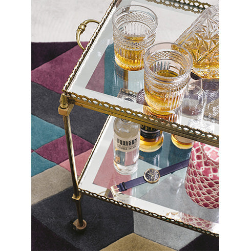Laagpolig vloerkleed Ted Baker Mosaic Light Purple 57605