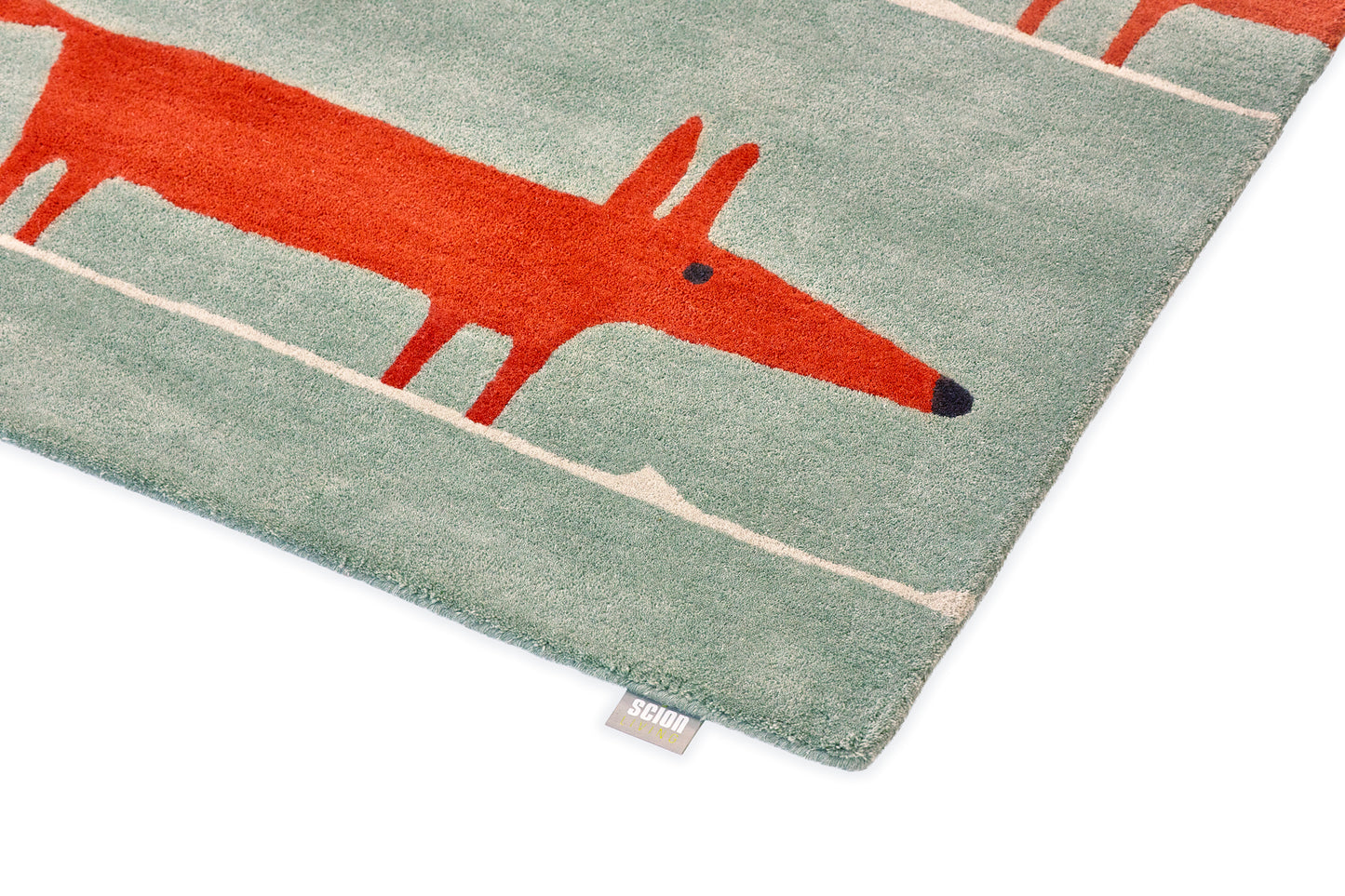 Vloerkleed Scion Mr Fox Mint Poppy